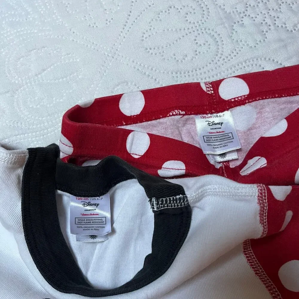 Hanna Andersson Disney Minnie Mouse PJ Set Size 6/7